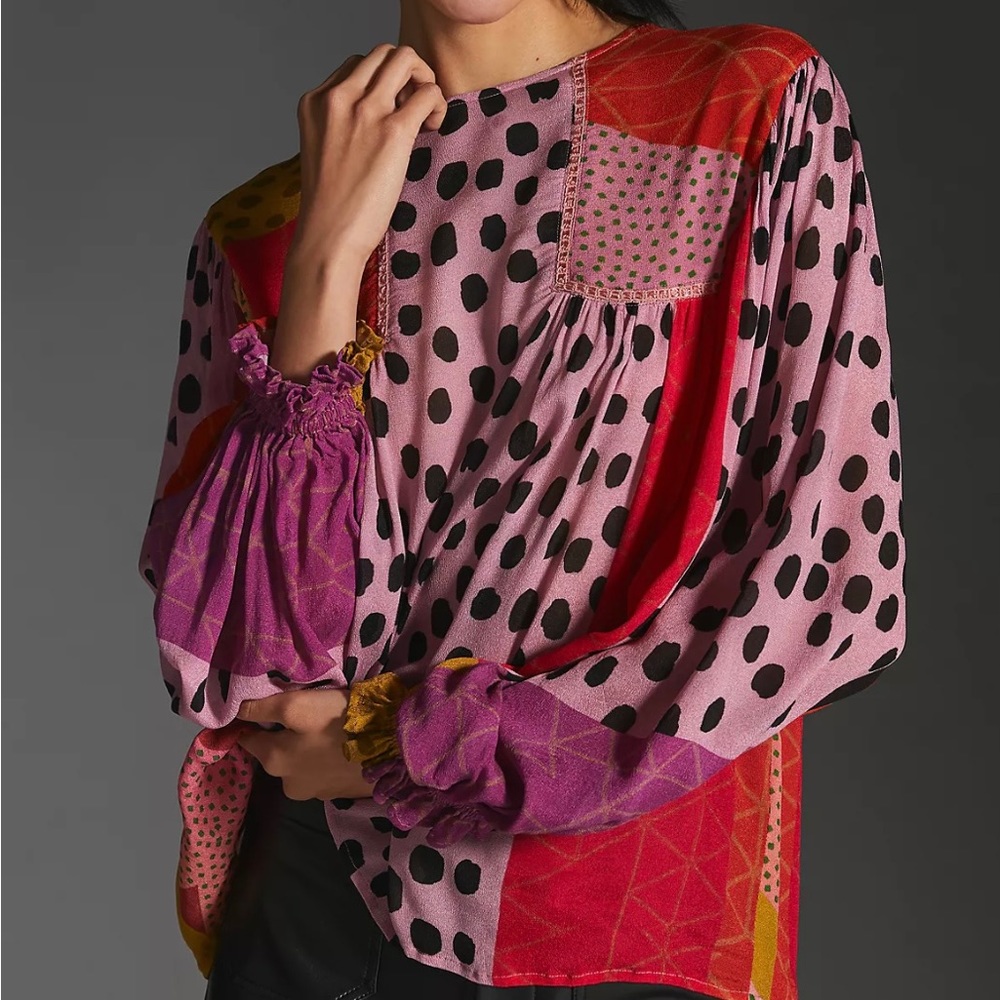 Bl-nk Miranda Peasant Blouse